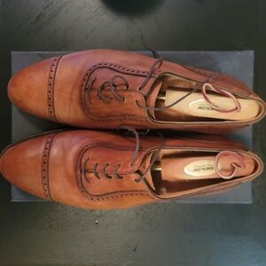 Crockett & Jones, Perforated Cap Toe, Size 13, Brown